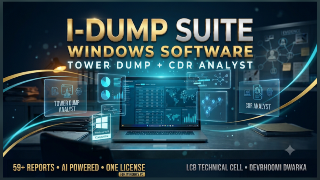 I-DUMP SUITE — AI-Powered Tower Dump & CDR Analysis Platform