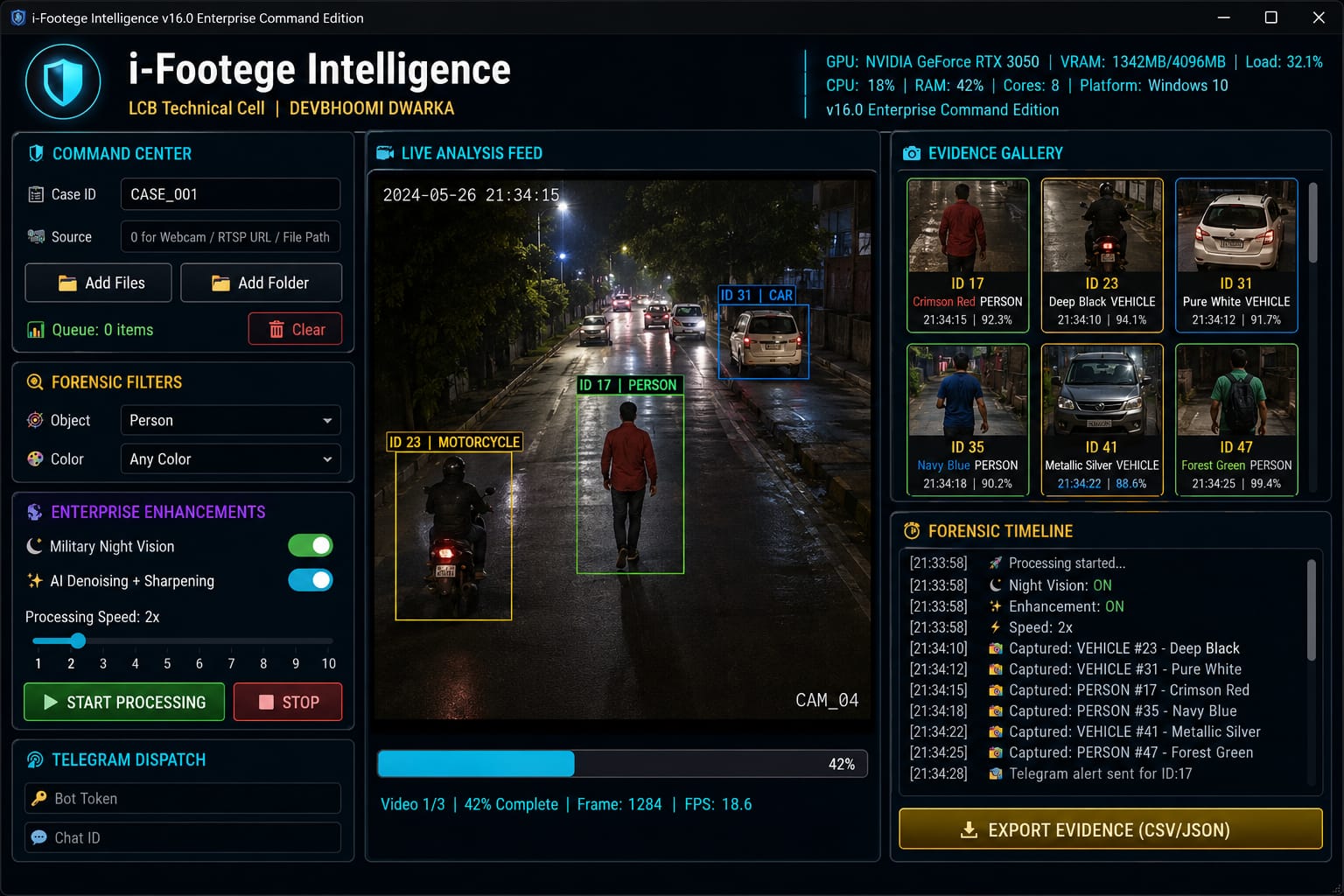🛡️ i-Footege Intelligence (CCTV ANALIST TOOL)
